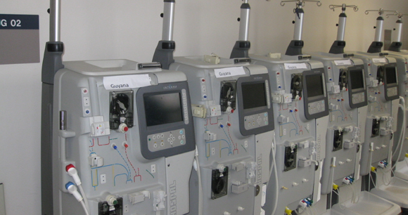 Donated dialysis machines
